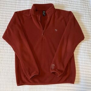 Mountain Hardwear Mens 1/4 Zip Pullover Fleece Outdoor Sweater Size M EUC